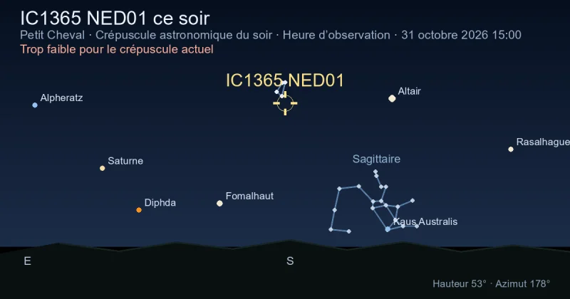 IC1365 NED01 ce soir