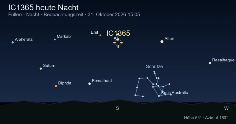 IC1365 heute Nacht
