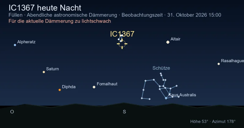 IC1367 heute Nacht