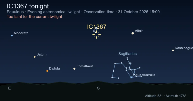 IC1367 tonight