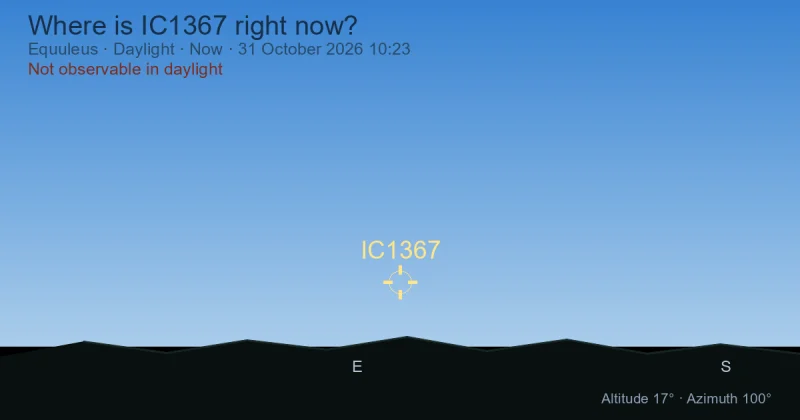Where is IC1367 right now?