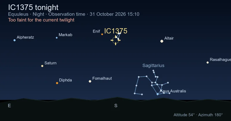IC1375 tonight
