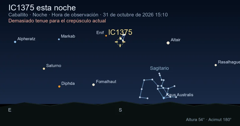 IC1375 esta noche