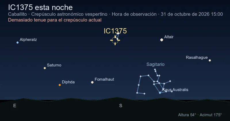 IC1375 esta noche