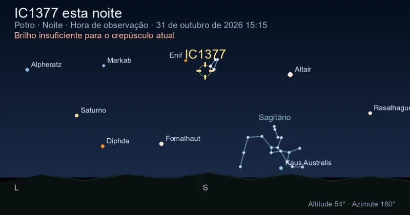 IC1377 esta noite