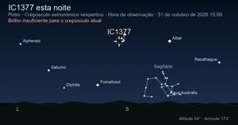 IC1377 esta noite
