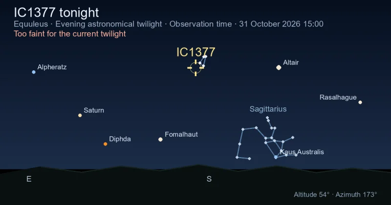 IC1377 tonight