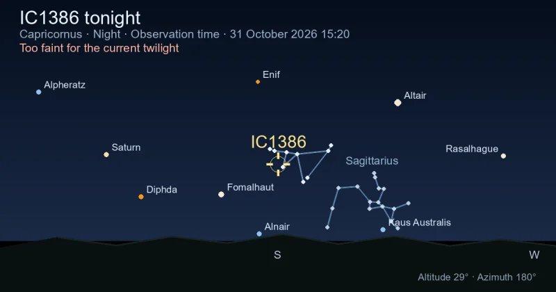 IC1386 tonight