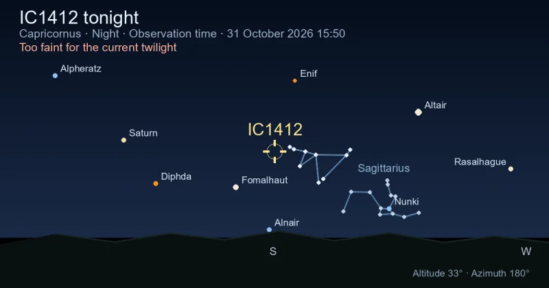IC1412 tonight