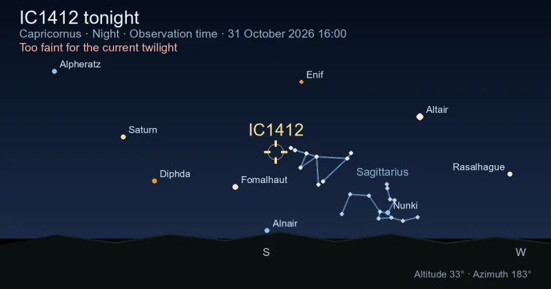 IC1412 tonight