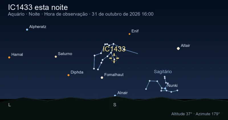 IC1433 esta noite