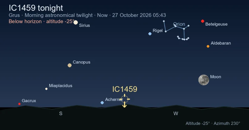 IC1459 tonight