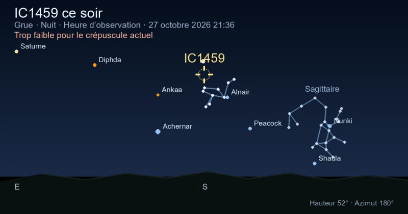 IC1459 ce soir