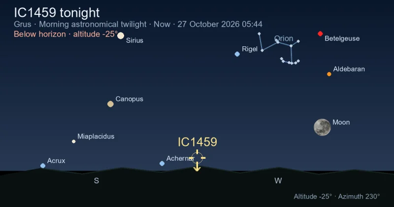 IC1459 tonight