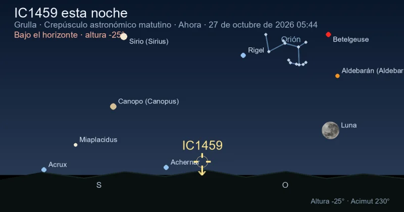 IC1459 esta noche