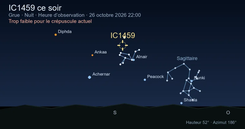 IC1459 ce soir