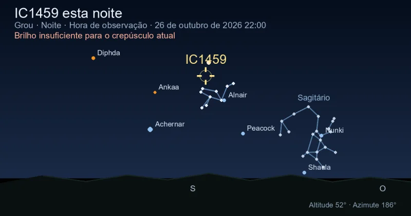 IC1459 esta noite
