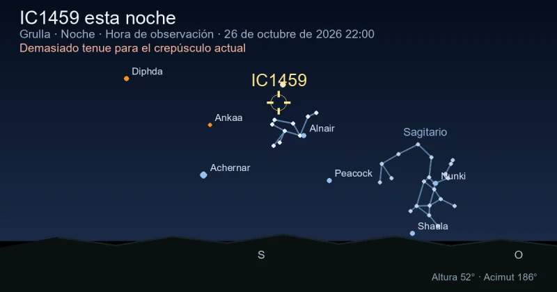 IC1459 esta noche