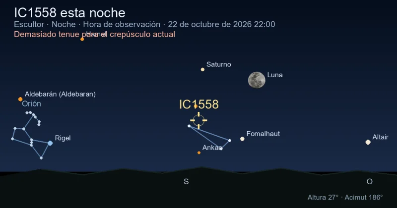 IC1558 esta noche