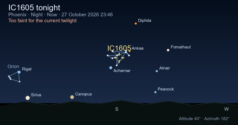 IC1605 tonight