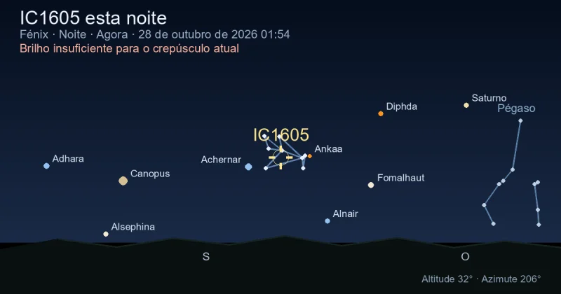 IC1605 esta noite