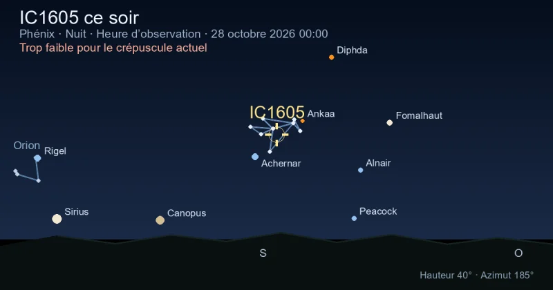 IC1605 ce soir