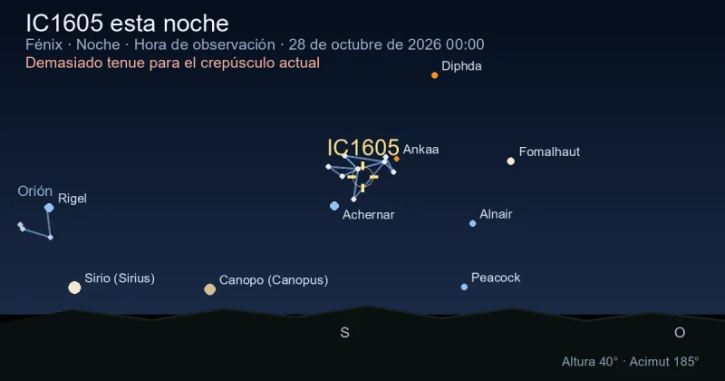 IC1605 esta noche