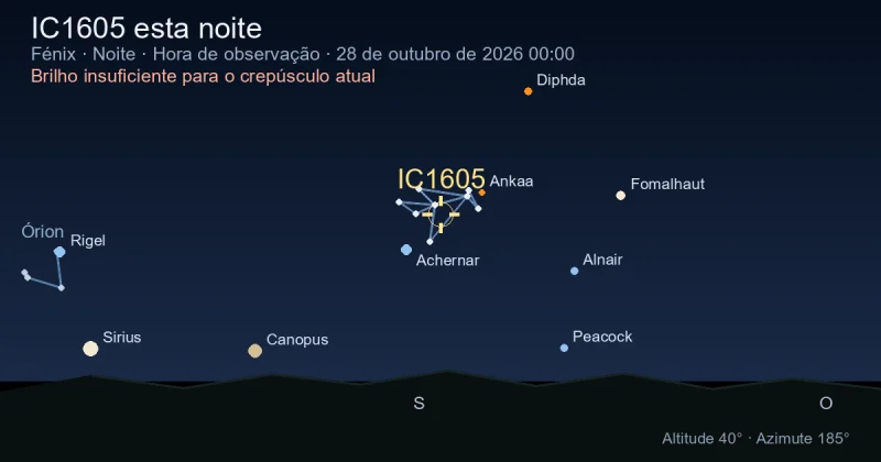 IC1605 esta noite