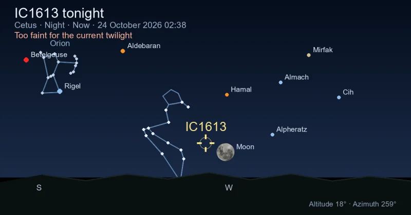 IC1613 tonight