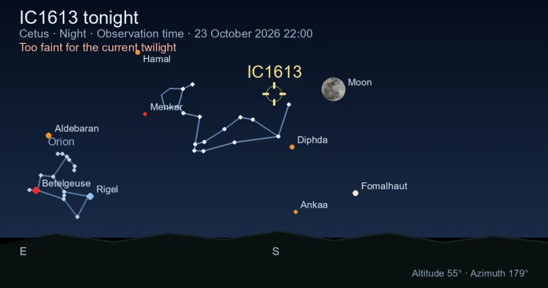 IC1613 tonight