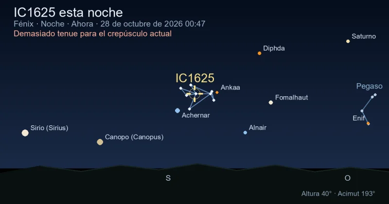 IC1625 esta noche
