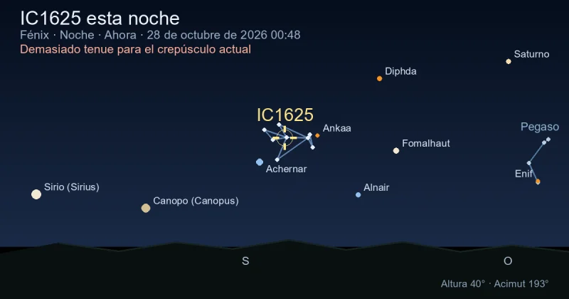 IC1625 esta noche