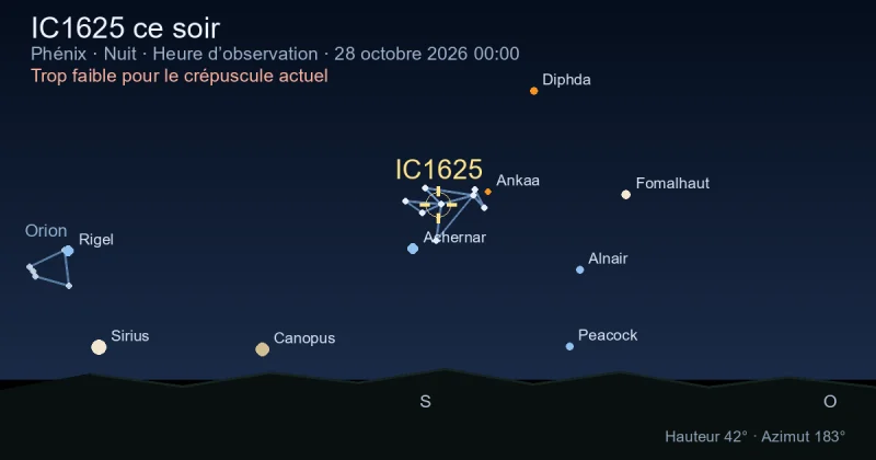 IC1625 ce soir