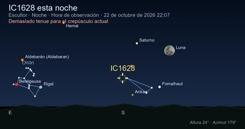 IC1628 esta noche