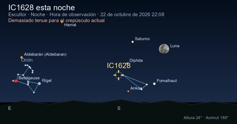 IC1628 esta noche
