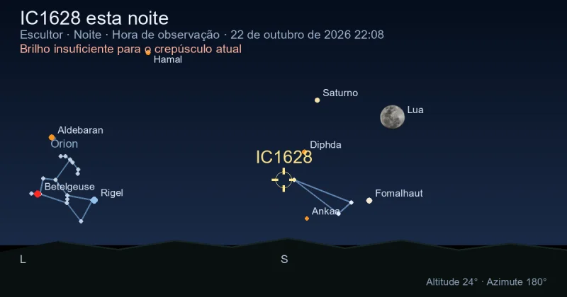 IC1628 esta noite