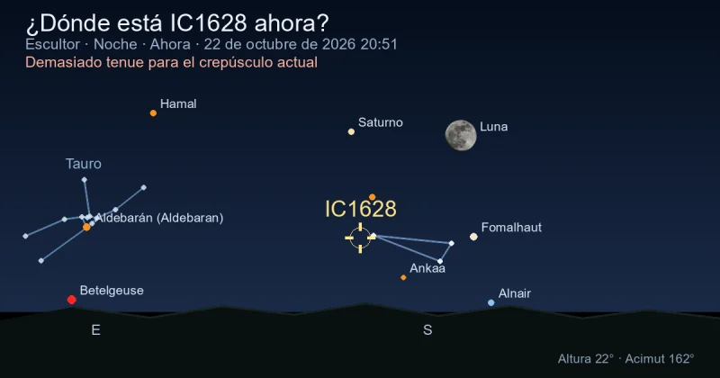 ¿Dónde está IC1628 ahora?