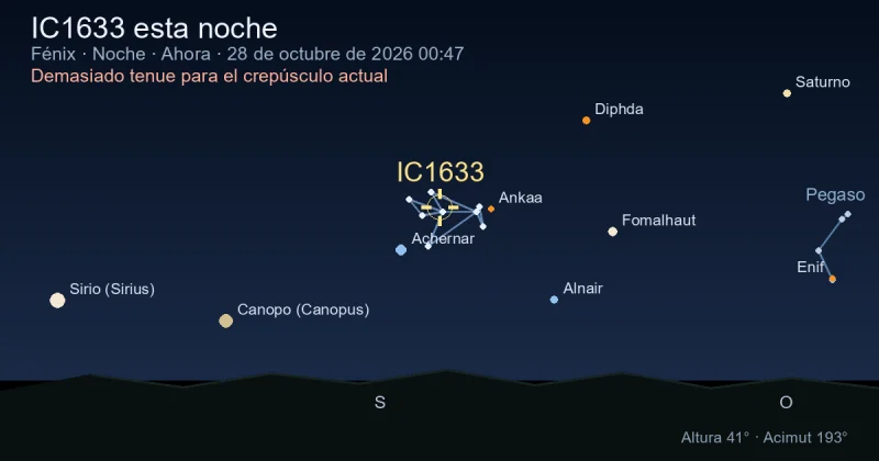 IC1633 esta noche