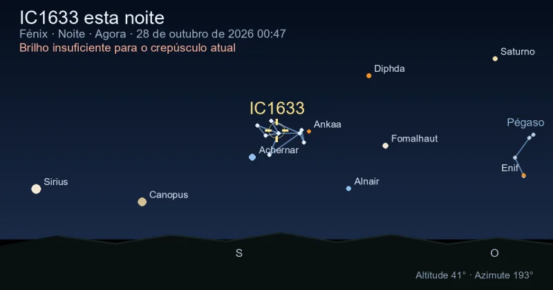 IC1633 esta noite