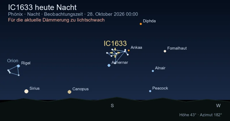 IC1633 heute Nacht