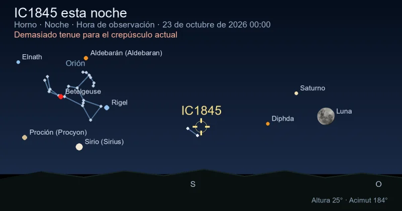 IC1845 esta noche