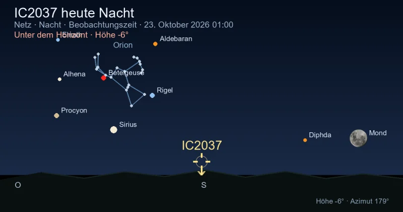 IC2037 heute Nacht