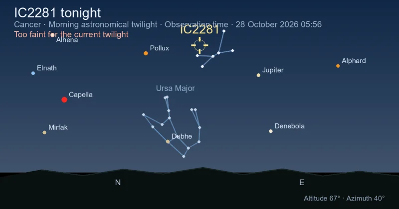 IC2281 tonight
