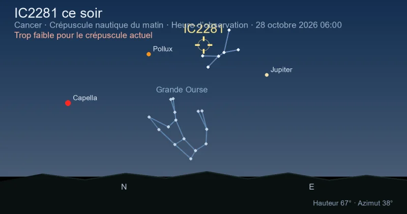 IC2281 ce soir