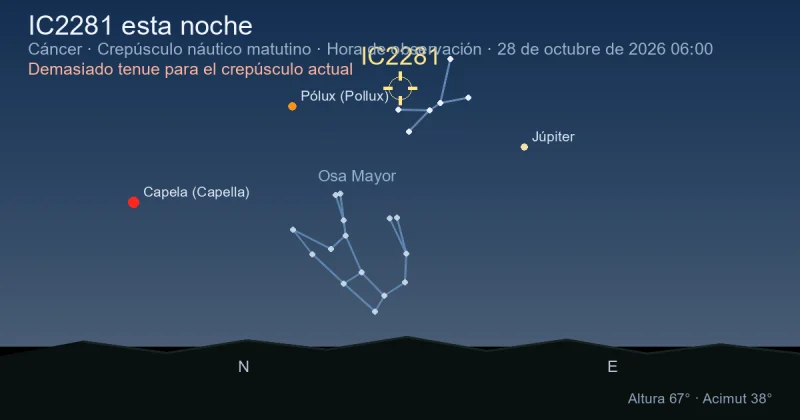 IC2281 esta noche