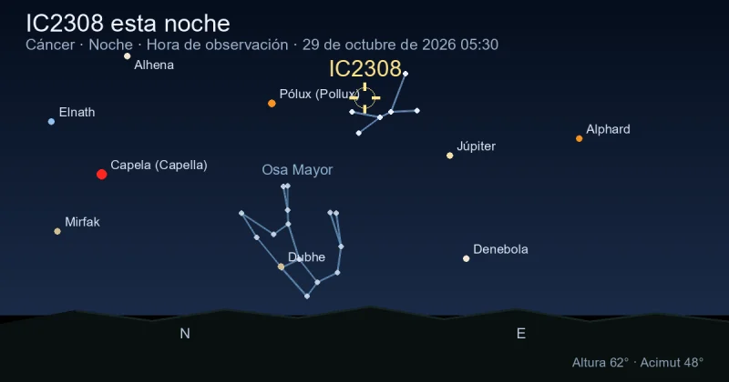 IC2308 esta noche