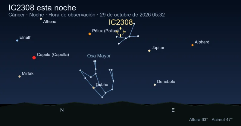 IC2308 esta noche