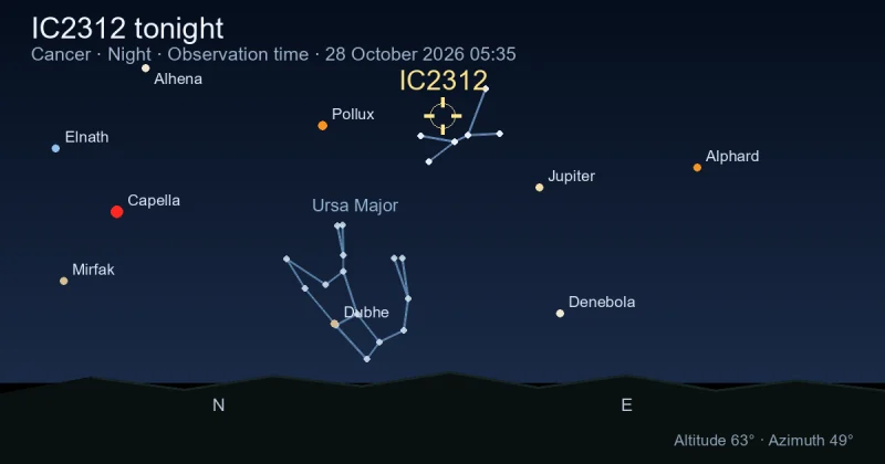 IC2312 tonight