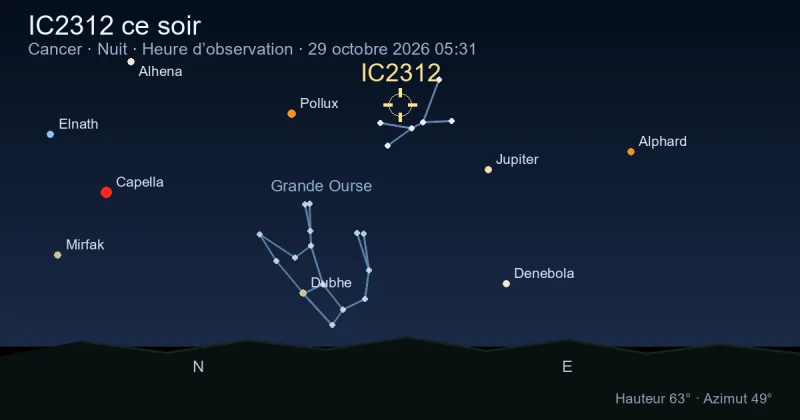 IC2312 ce soir