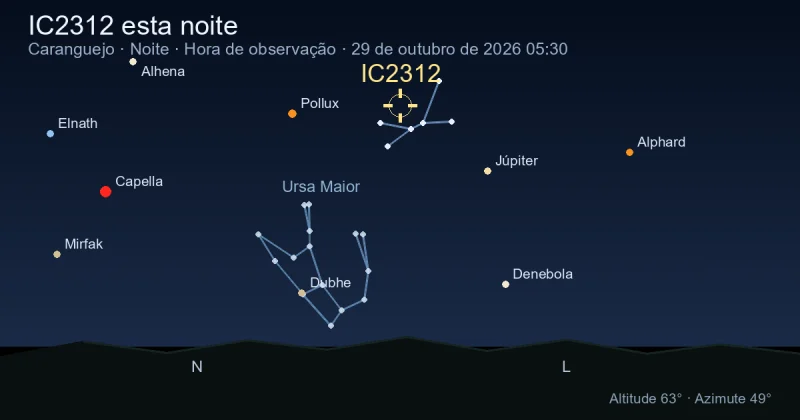 IC2312 esta noite
